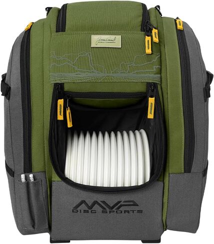 حقيبة ظهر MVP Disc Sports James Conrad Voyager Series على شكل قرص جولف (اختر اللون والمقاس الخاص بك) in Kuwait