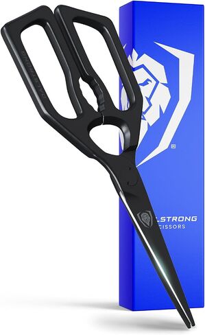Dalstrong Professional Kitchen Scissors - 420J2 Japanese Stainless Steel - Ambidextrous Kitchen Shears - Detachable - Heavy Duty Sharp Blade - Vegetable, Meat, Pizza Scissors - Food Stain Resistant in Kuwait