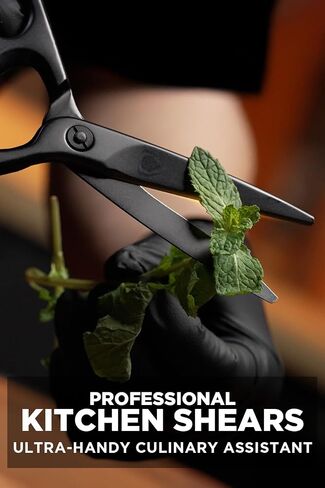 Dalstrong Professional Kitchen Scissors - 420J2 Japanese Stainless Steel - Ambidextrous Kitchen Shears - Detachable - Heavy Duty Sharp Blade - Vegetable, Meat, Pizza Scissors - Food Stain Resistant in Kuwait
