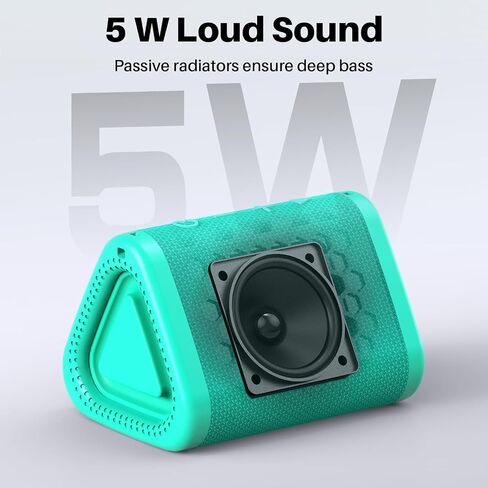 Bobtot Portable Bluetooth Speaker 5W, IPX7, Red in Kuwait