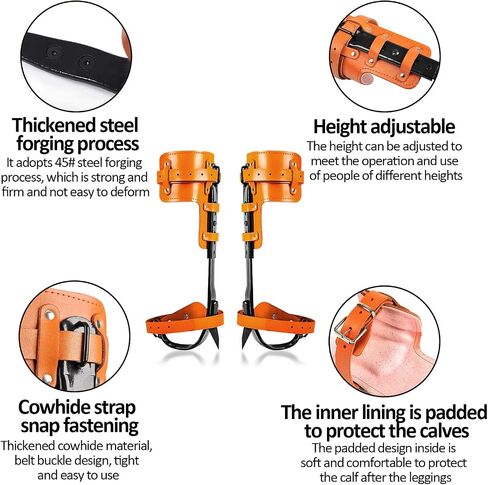Tree Climbing Spikes,Tree Climbing Gear,Tree Climbing Kit Suitable for Climbing Trees, Picking Fruits,etc in Saudi Arabia