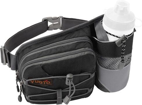 Waist Pack with Water Bottle Holder for Running Walking Hiking Fanny Pack Hydration Belt in Saudi Arabia
