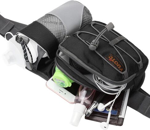 Waist Pack with Water Bottle Holder for Running Walking Hiking Fanny Pack Hydration Belt in Saudi Arabia