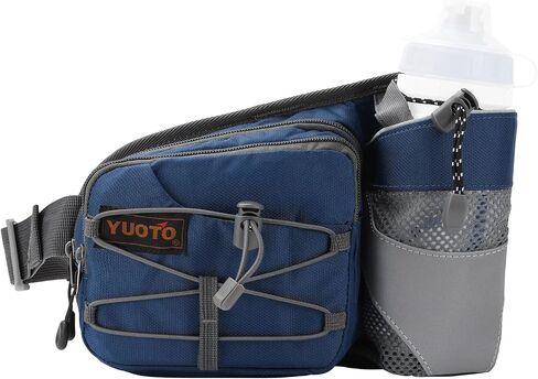 Waist Pack with Water Bottle Holder for Running Walking Hiking Fanny Pack Hydration Belt in Saudi Arabia