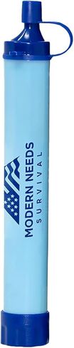 MODERN NEEDS Ready Filter Personal Water Filter Straw | Backpacking Water Filter for Hiking & Camping | Portable Water Purifier Camping | Emergency Survival Gear & Camping Survival Kit in Saudi Arabia