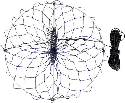 Castable Crab Traps with 110' Orange Crab Rope and Stainless Steel Bait Pin in Saudi Arabia