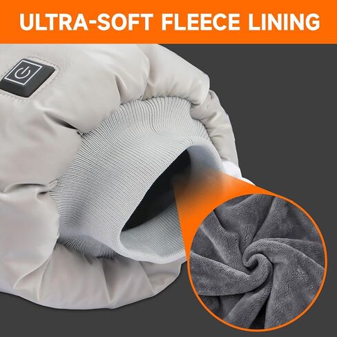 Heated Hand Warmer Pouch, 10000mAh Electric Heated Hand Muff, Rechargeable Portable Power Bank Hand Warmer with 3 Levels Heating for Football, Hunting,Fishing,Camping. in Saudi Arabia