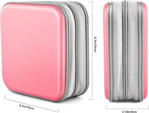 علبة CD ، حامل محفظة DVDS ، CD/DVD Wallet 40 أقراص ألبوم كتيب لتخزين أكياس العمل الثقيلة (Light Purple) in Kuwait