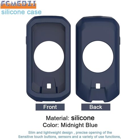 Protector Case Compatible for Garmin Edge 1050,Soft Silicone Shock-Proof Protector Shell Replacement Protective Case (Silicone Black)（No Screen Protector） in Saudi Arabia