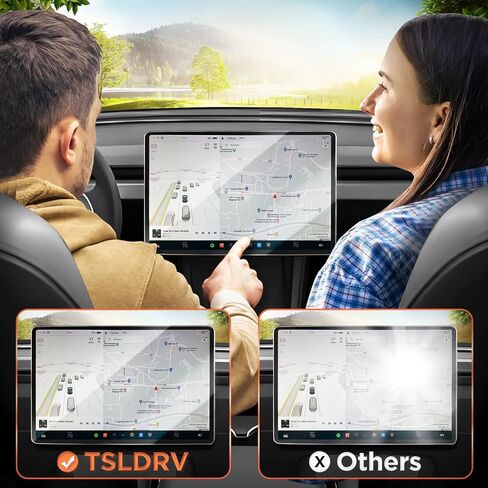 Screen Protector for Tesla Model 3 Highland 2024 2025 [No Glare/Anti-Fingerprint] 15.4" Dashboard Touchscreen 8" Rear Touchscreen for Tesla Model 3 Accessories 2024 2025 Matte in Saudi Arabia