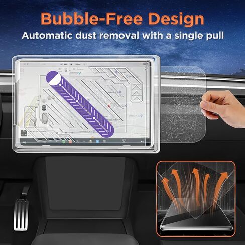 Screen Protector for Tesla Model 3 Highland 2024 2025 [No Glare/Anti-Fingerprint] 15.4" Dashboard Touchscreen 8" Rear Touchscreen for Tesla Model 3 Accessories 2024 2025 Matte in Saudi Arabia