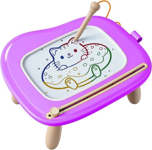 ألعاب تيكفون للأطفال، لوحة رسم مغناطيسية بأرجل قوية، ألعاب تعليمية حسية هدايا عيد ميلاد لعمر 1 2 3 سنوات من البنات والأولاد... in Kuwait