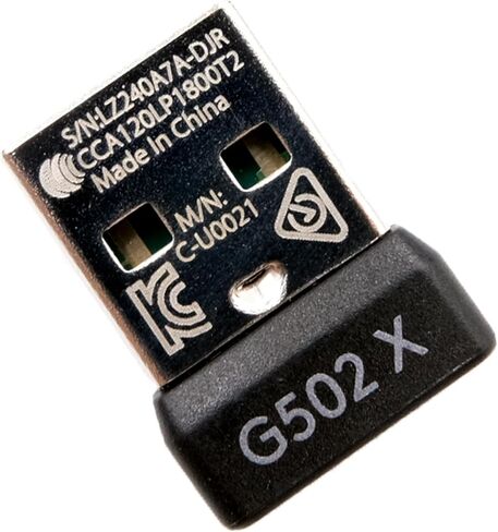 New USB Dongle Mouse Receiver Adapter Replacement for Logitech G502X / G502X Plus Lightspeed Wireless Gaming Mouse (White) in Saudi Arabia