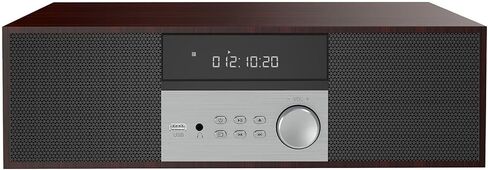 Compact System Micro HiFi System, CD Stereo System, 40 Watts RMS Music System with CD Player, FM Radio, Bluetooth, AUX-in, Headphone Output, DSP Tech, Clear Sounds and Rich Bass Sound,Golden in Saudi Arabia