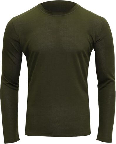 Polarmax Men's Double Layer Crew Neck Thermal Moisture-Wicking Long Sleeve Relaxed Fit Flat Seam Baselayer Top in Saudi Arabia