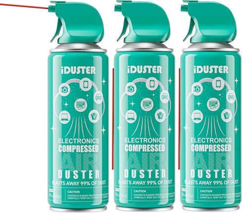 Compressed Keyboard Cleaner Air Spray - 3.5oz Canned Air Duster for Keyboard, PC, Computer, Electronics, Phone, 2PCS in Saudi Arabia