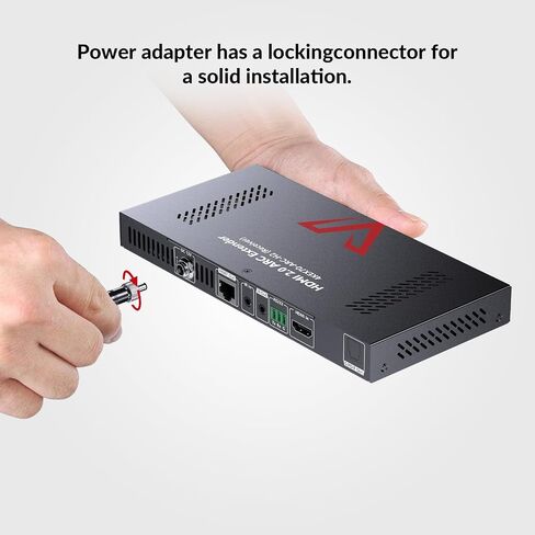 AV Access HDBASET HDMI Extender عبر CAT5E/6/6A/7 Ethernet حتى 330 قدمًا/100 م 4K@60Hz ، يدعم HDCP2.2 ، HDMI2.0 ، IR ثنائية الاتجاه و RS232. الرؤية (4KEX100-H2) in Saudi Arabia