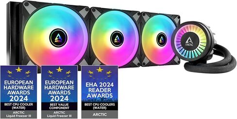 الفريزر السائل القطب الشمالي III 420 A -RGB - CPU AIO مبرد المياه ، كمبيوتر تبريد المياه ، Intel & AMD ، مضخة فعالة تسيطر عليها PWM ، المروحة: 200-1900 دورة في الدقيقة ، LGA1851 و LGA1700 إطار الاتصال - أبيض in Saudi Arabia