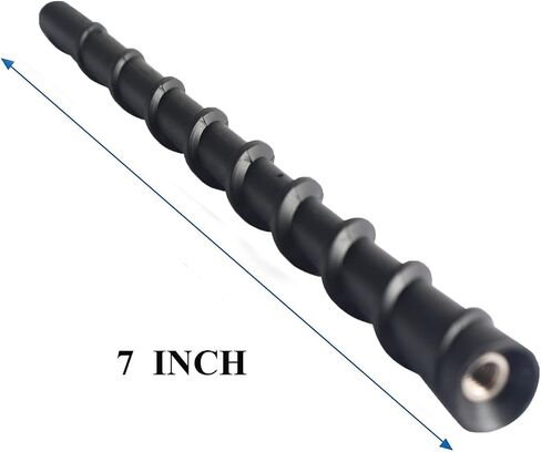 Jamscar Short Antenna Compatible for Jeep Wrangler JK JL JKU JLU Rubicon Willys Sport Sahara Gladiator 2007-2023 | Truck Antenna Accessories Replacement | Upgrade Screw for Optimized Radio Reception in Saudi Arabia