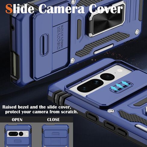 for Google Pixel 9 Pro XL Case with Belt Clip Holster,2X Screen Protectors,Heavy Duty Shockproof Drop Protection Bumper Military Grade Full Body Non Slip Rugged Durable Phone Cover with Kickstand in Kuwait