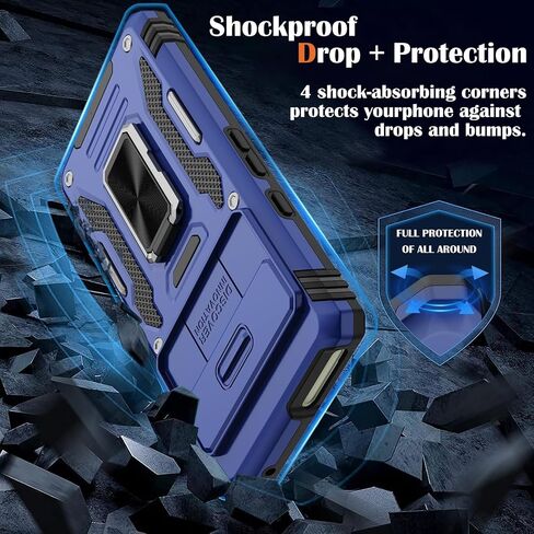 for Google Pixel 9 Pro XL Case with Belt Clip Holster,2X Screen Protectors,Heavy Duty Shockproof Drop Protection Bumper Military Grade Full Body Non Slip Rugged Durable Phone Cover with Kickstand in Kuwait