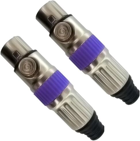 RIVIERA 6 pcs XLR 3pin Male Plug and 6pcs XLR 3Pin Female Socket with Fine Nickel Plated with 24K Gold Plated Contacts in Kuwait