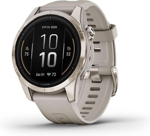 Garmin epix Pro (Gen 2) Sapphire, High Performance Smartwatch, 51mm, Black | Premium Multisport GPS Smartwatch, AMOLED Display, Built-In Flashlight, Advanced Training Metrics & Recovery Insights in Kuwait