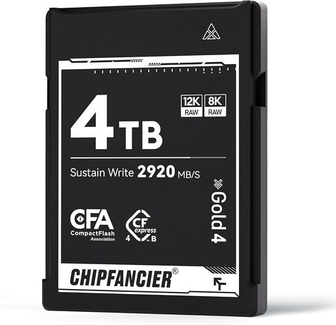 512GB CFexpress 4.0 Type B Memory Card, 3550MB/s Read 1550MB/s Write, VPG400 Certified for 8K RAW, Compatible with Nikon Z9/Z8/Z7 II, Canon EOS R3/R5/R5 C, Panasonic S1/S1R in Kuwait