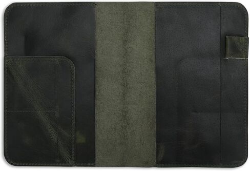 Leather Journal Cover | (5.75"x8.25") Notebook Medium A5 | Refillable Cahier | Leather Bound Journal cover for Travelers Writers | Gift for Anyone (Black) in Saudi Arabia
