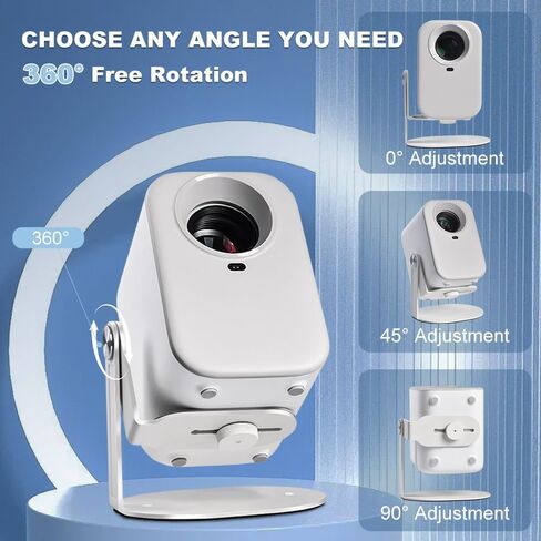 Projector Stand Table, Desktop Foldable Stand, Projector Ceiling Mount, Easy Setup with 180-Degree Adjustment, Compatible w HAPPRUN, TMY, PANSEBA, AuKing, YABER, ONOAYO, Aurzen D1 and More in Saudi Arabia