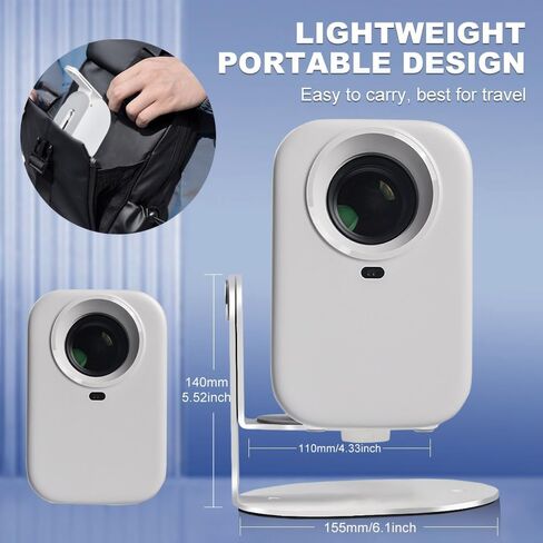 Projector Stand Table, Desktop Foldable Stand, Projector Ceiling Mount, Easy Setup with 180-Degree Adjustment, Compatible w HAPPRUN, TMY, PANSEBA, AuKing, YABER, ONOAYO, Aurzen D1 and More in Saudi Arabia