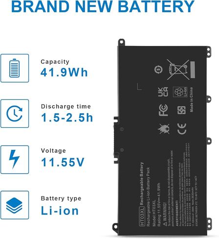 G5M10 Battery for Dell Latitude 14 15 E5450 E5550 E5250 P48G001 Series, 15.6 inch, WYJC2 0WYJC2 8V5GX R9XM9 1KY05 08V5GX VMKXM 5XFWC PF59Y TXF9M 7V69Y 451-BBLN 451-BBLL 451-BBLK 080-854-0066 in Kuwait