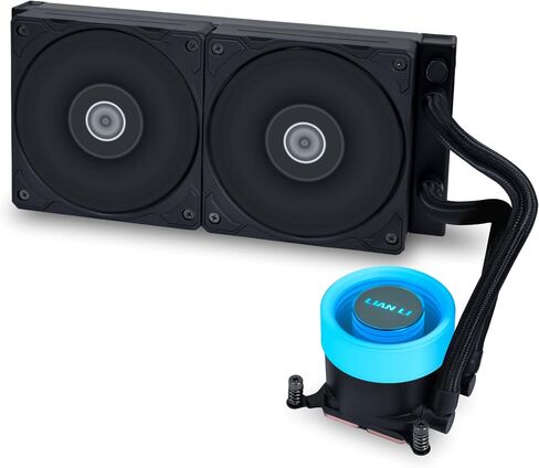 Galahad II Lite 360mm RGB Fans – Customizable Lighting Effects and ARGB Pump Block, Low Noise, Hydraulic Bearing Design, Switchable Pump Lid – 28mm RGB Fan for LGA 1700 /AM5 / AM4 (GA2L36RB) in Saudi Arabia