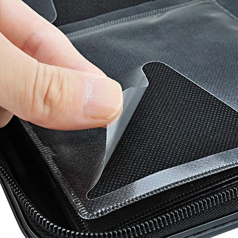 CD DVD CASE ، 72 محفظة شديدة التحمل ، حامل CD DVD للسيارة ، حالة صلبة قوية ، حامل قرص CD ، موثق قرص DVD ، كتيب ، محفظة Blu-ray الواقية (72 سعة ، أبيض) in Saudi Arabia