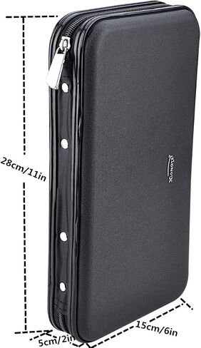 CD DVD CASE ، 72 محفظة شديدة التحمل ، حامل CD DVD للسيارة ، حالة صلبة قوية ، حامل قرص CD ، موثق قرص DVD ، كتيب ، محفظة Blu-ray الواقية (72 سعة ، أبيض) in Saudi Arabia