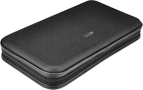 CD DVD CASE ، 72 محفظة شديدة التحمل ، حامل CD DVD للسيارة ، حالة صلبة قوية ، حامل قرص CD ، موثق قرص DVD ، كتيب ، محفظة Blu-ray الواقية (72 سعة ، أبيض) in Saudi Arabia