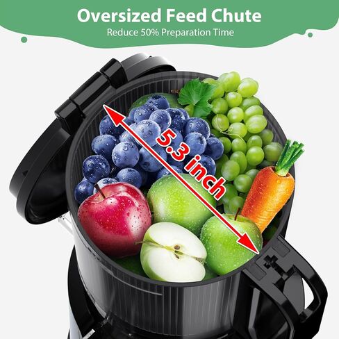 Slow Juicer, Juicer Cold Pressed Easy to Clean in Saudi Arabia