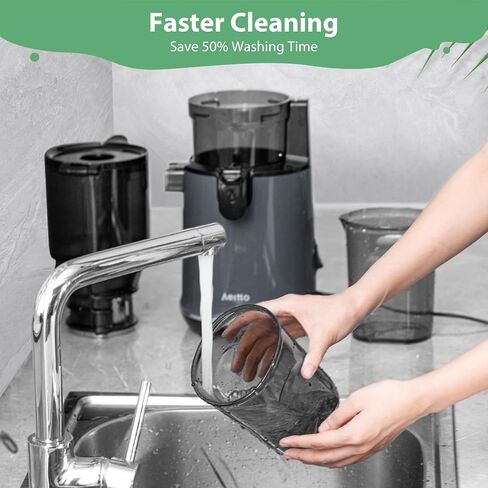 Slow Juicer, Juicer Cold Pressed Easy to Clean in Saudi Arabia