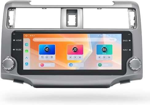 وحدة رأس Dasaita 8GB+256GB لـ 2010-2019 Toyota 4Runner 10.25 بوصة 2K شاشة لمس ستيريو للسيارة، ملاحة GPS، Apple CarPlay Android Auto، شبكة 4G مدمجة، Android 12، Qualcomm 8 Core in Kuwait