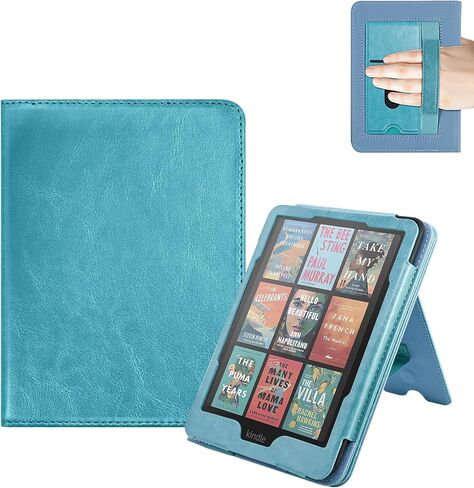 E NET-CASE Case for 7"/6.8" Kindle Paperwhite(12th/11th Generation-2024/2021) and Kindle Colorsoft Signature Edition, Folio for Kindle Paperwhite 2024 with Auto Sleep/Wake, Foldable Stand in Saudi Arabia