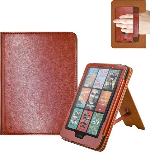 E NET-CASE Case for 7"/6.8" Kindle Paperwhite(12th/11th Generation-2024/2021) and Kindle Colorsoft Signature Edition, Folio for Kindle Paperwhite 2024 with Auto Sleep/Wake, Foldable Stand in Saudi Arabia