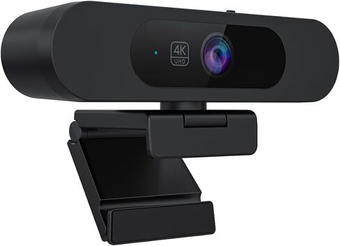 2K HD Webcam with Infrared Windows Hello Facial Recognition, Computer Camera, Privacy Cover, Noise Canceling Microphones, Laptop Webcam For Video Conferencing, Live, Streaming, Online Learning in Saudi Arabia