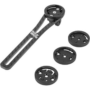 ROCKBROS Bike Computer Mount Carbon Out Front Compatible for Garmin, Bike Computer, Go-pro and Light Attachment