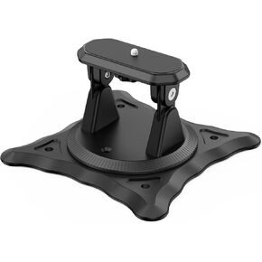 Projector Stand,1/4" Screw,Adjustable Stand with Easy Setup and 360-Degree Rotation for Most Projectors,Lightweight 240g (Only Stand)-White in Kuwait