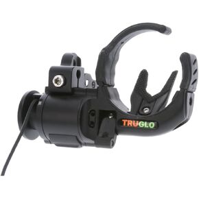 TRUGLO Hyper Strike Click-Up Drop-Away Cable-Driven Archery Black Arrow Rest - Quiet Full-Arrow Containment - Left & Right-Handed Options