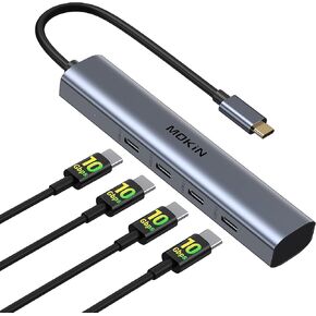 Docking Station, USB C Adapter, 9 in 1 Triple Display Multiport Dongle with 2 HDMI 4K, DisplayPort, 3 USB, 100W PD, SD/TF Card Reader for MacBook Pro Air Type C Laptops