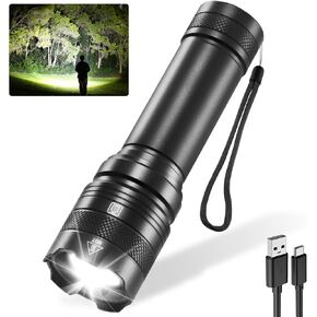 3Pack Rechargeable Flashlights, Tactical Flashlights High Lumens, Super Bright Flashlight, Mini Small Flashlights Powerful, LED Linterna Recargable, Pocket Handheld LED Flash Light for Home Emergency