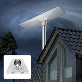 Starlink Gen 3 Pipe Adapter, Stouchi [Upgraded Version] Starlink Gen 3 Mount Kit, High Load-Bearing Capacity and Stability for Starlink Gen 3 Standard Dish-White