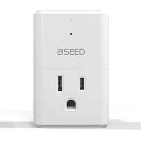 [ETL Listed] BSEED 1800W Single Outlet Surge Protector, Mini Surge Protector for Refrigerators, PC, TV, Xbox Series X, PS5 and Home Appliances, Wall Surge Protector with LED Indicators,15A, 1 Pack