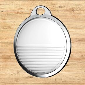 Lucky GPS Tracker for [Dog,Cat,Pet,Key,Car,Vehicle,Kid], iOS (Find My), Global/Worldwide, No Other Fees, Find Tag [White]